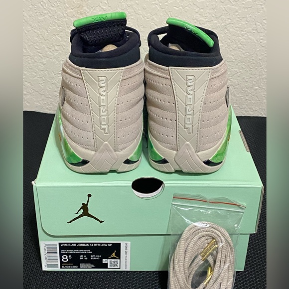 Womens Jordan 14 Retro Aleali May Fortune sz 8.5 - Picture 4 of 7